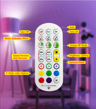 Smart RGB LED Floor Lamp - Modern Remote Control Corner Standing Light