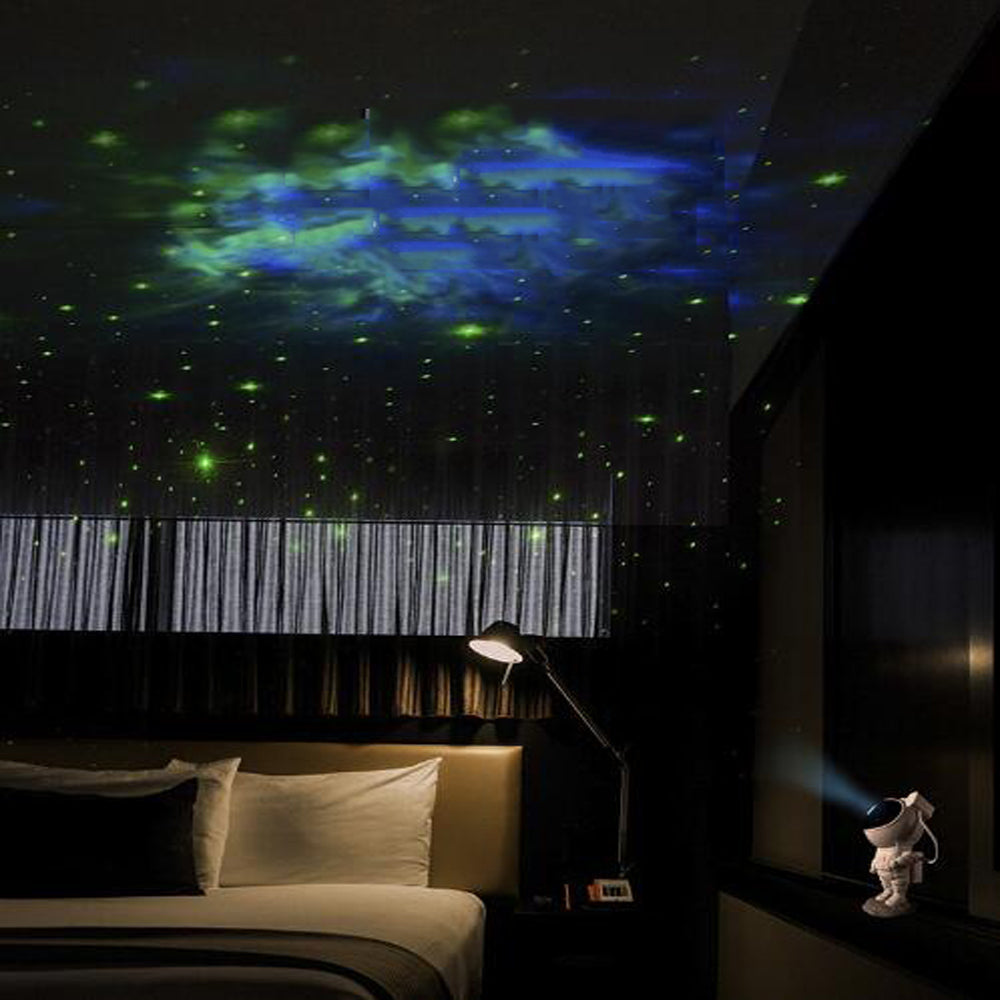 Astronaut Galaxy Star Projector with Remote, Bedroom LED Night Light, Nebula Lamp for Gamers
