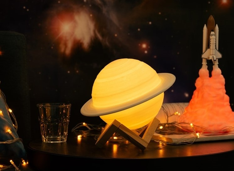 3D Print Saturn Rechargeable Night Light